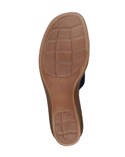 Gc Shoes Blue Francis Wedge Sandal