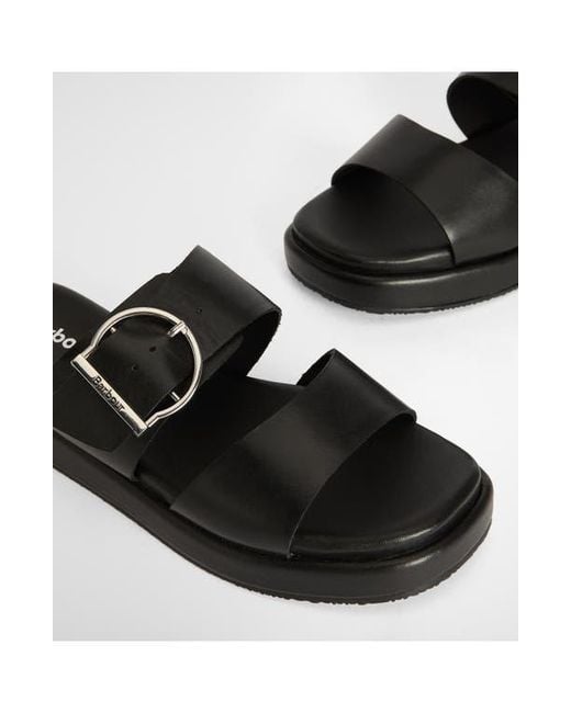 Barbour Black Adele Slide Sandal