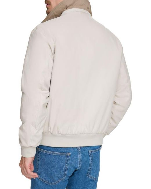 Dockers Blue Microtwill Bomber Jacket for men