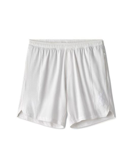 Rhone White Backspin 7-Inch Lined Shorts for men