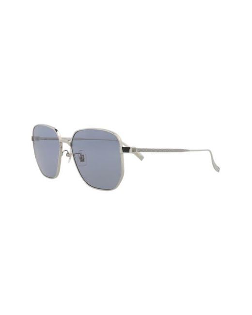 Dunhill Gray 59Mm Square Sunglasses for men