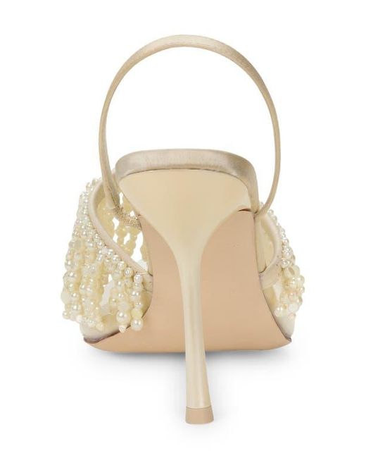 Cult Gaia White Cassia Imitation Slingback Sandal
