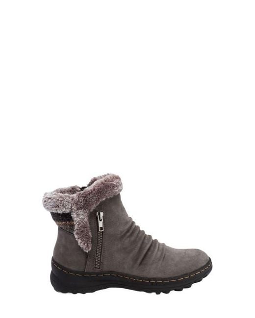 BareTraps Brown Acelyn Water-Resistant Bootie