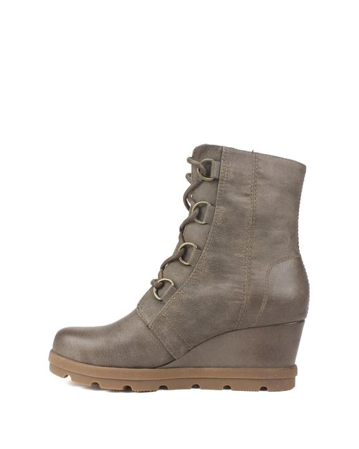 white mountain wedge booties