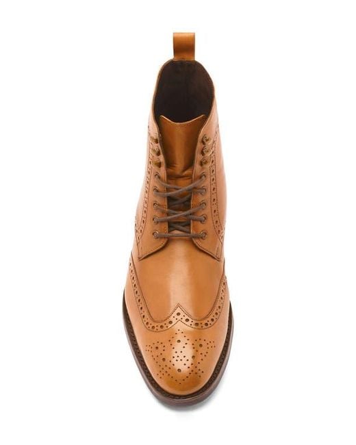 Anthony Veer Brown Grant Wingtip Boot for men