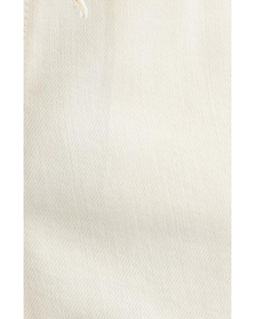 Rag & Bone Natural Nolan Drawstring Denim Shorts
