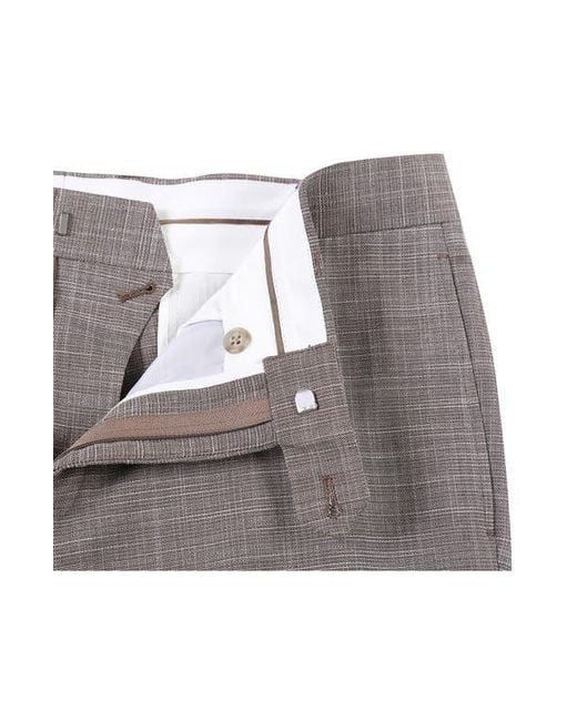 English Laundry Gray Two-Button Flat Front Suit for men
