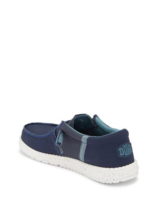 HeyDude Blue Wally Sneaker for men