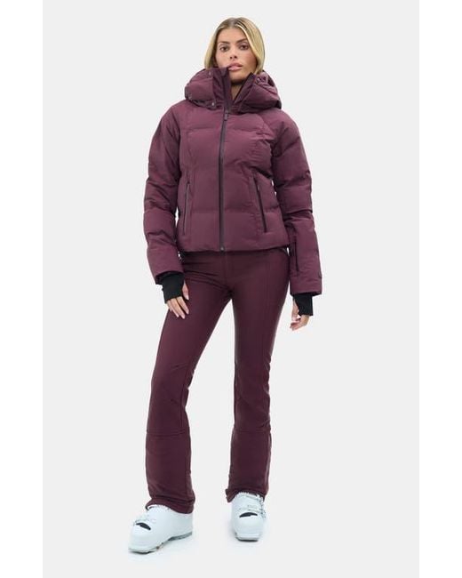 Halfdays Purple Georgie Puffer Jacket