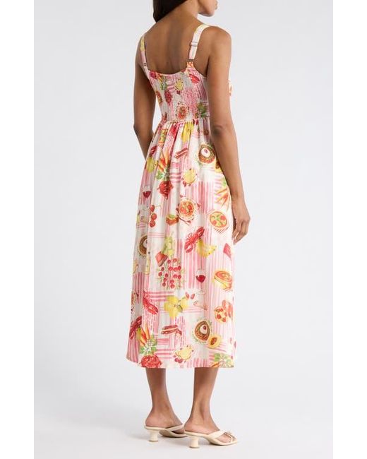 Blu Pepper Multicolor Button-Up Sundress