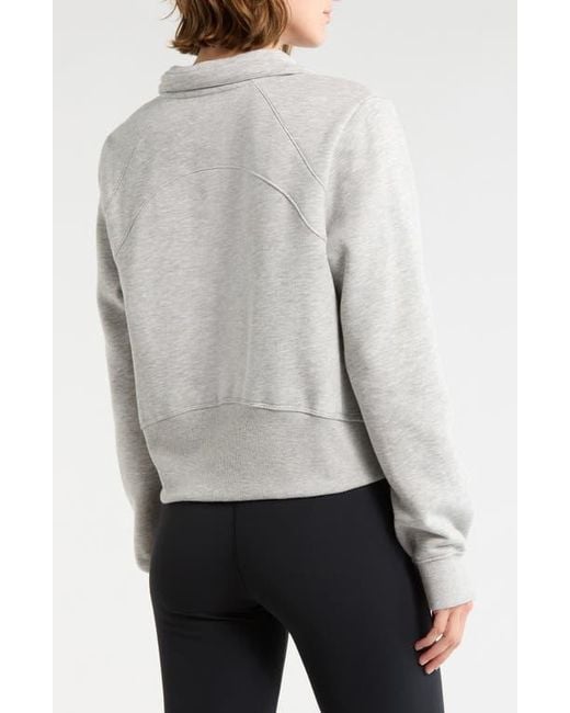Marika Gray Onyx Half Zip Pullover