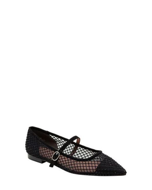 Linea Paolo Black Nadeen Pointed Toe Flat