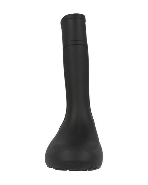 Ferragamo Black Rubber Rain Boot for men