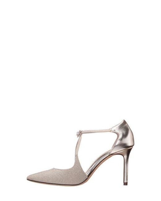 Nina White Neoma Pointed Toe Pump