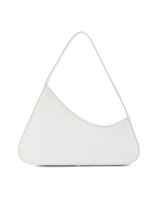 Rachel Zoe White Asymmetric Shoulder Bag