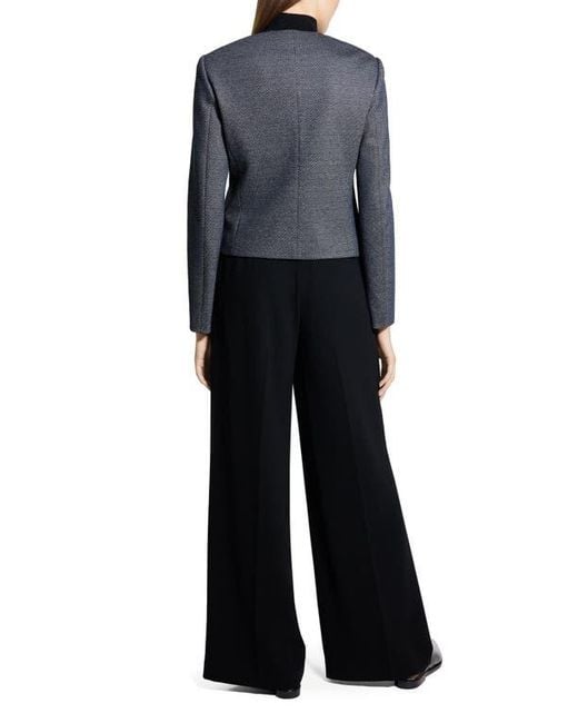 Theory Blue Clean Herringbone Jacket