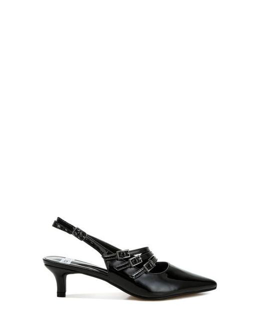 Rag & Co Black Kanebei Slingback Pump