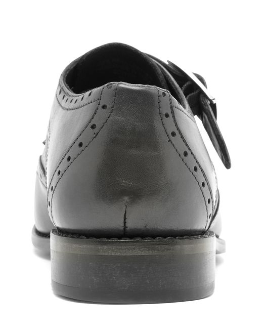 Anthony Veer Gray Roosevelt Ii Single Monk Shoe for men