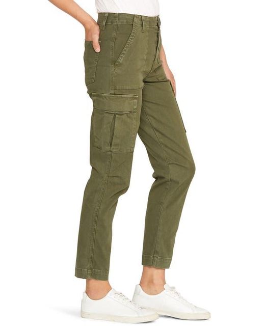 Hudson Green Classic High Waist Cargo Pants
