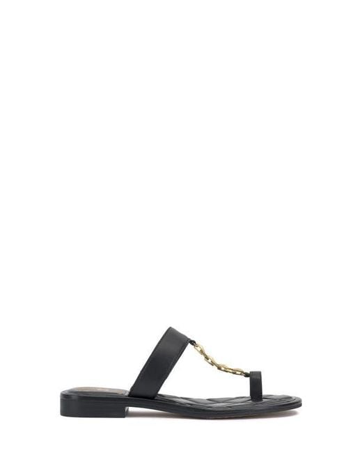 Vince Camuto Black Lexie Toe Loop Sandal