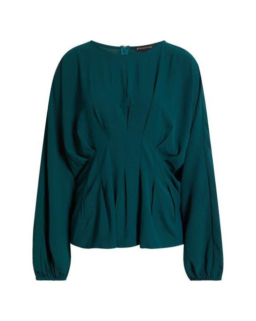Gibsonlook Green Pleated Top