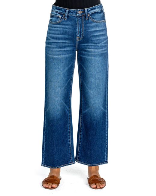 Articles of Society Midtown Wide Leg Jeans in Blue | Lyst