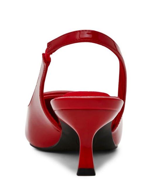 Anne Klein Red Izanda Pointed Toe Slingback Pump