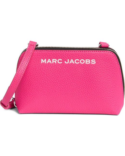 Marc Jacobs Pink Small Leather Crossbody Bag