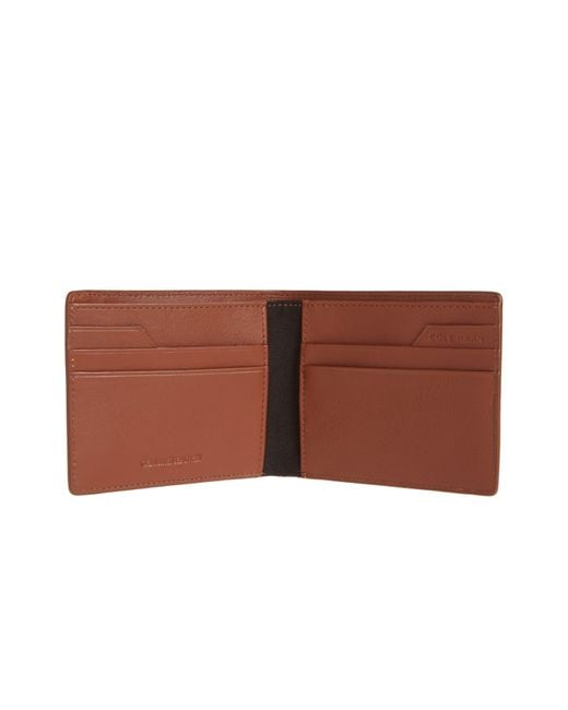 Cole Haan Brown Butted Seam Leather Passcase for men