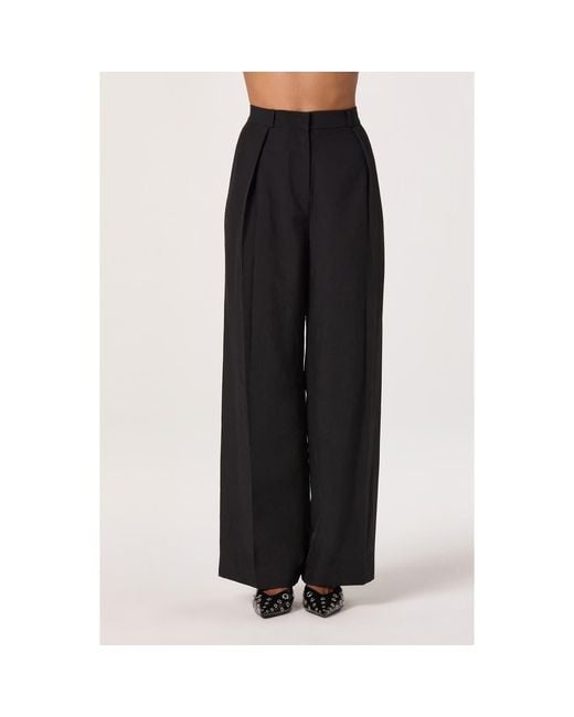 Astr Black Pleated Pants