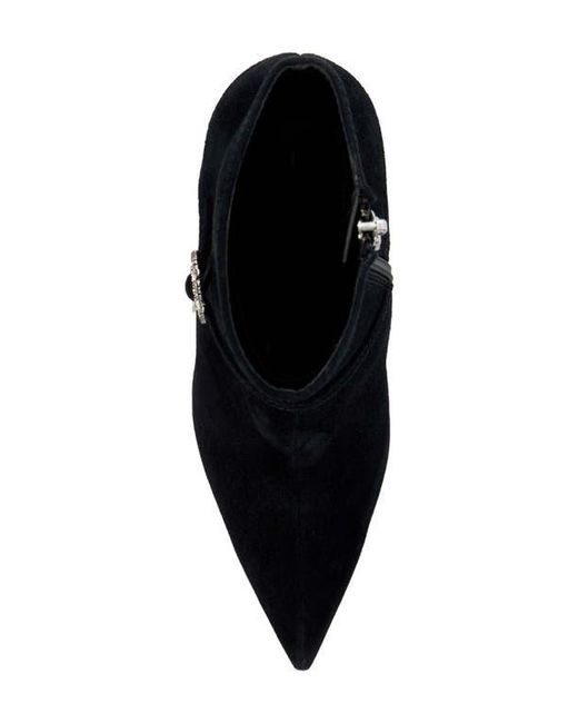 Dune Black Onnel Pointed Toe Bootie