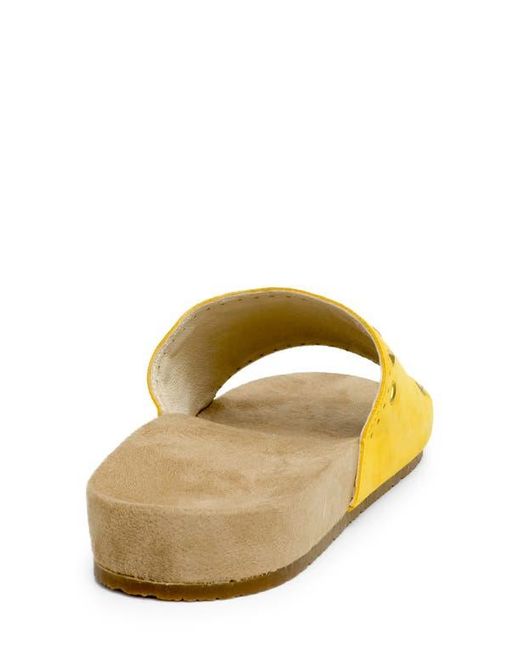 Revitalign Yellow Sofia Stud Sandal