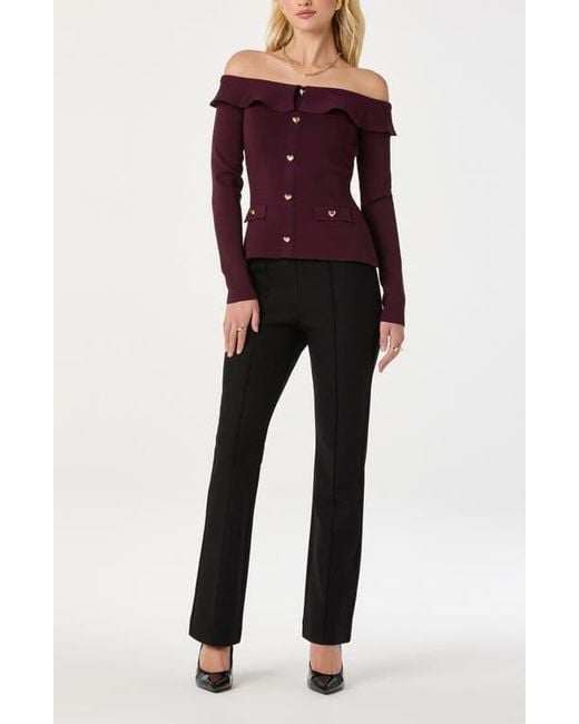 Astr Black Pintuck Pants