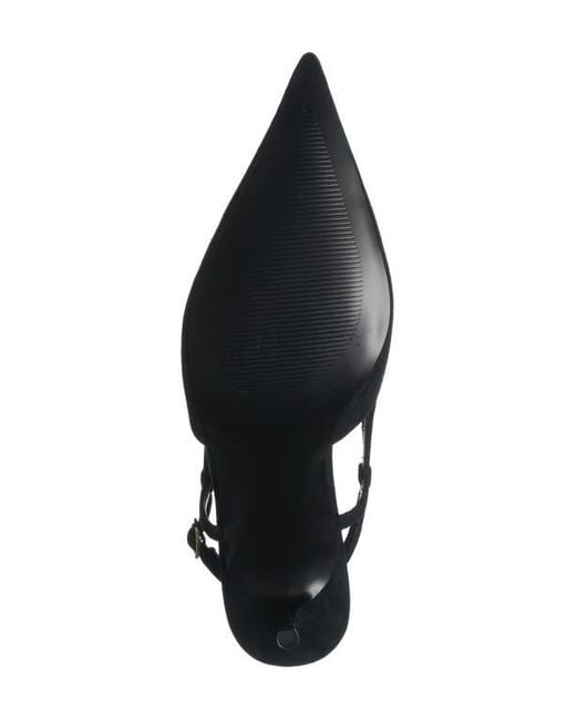 Steve Madden Black Gianah Slingback Pump