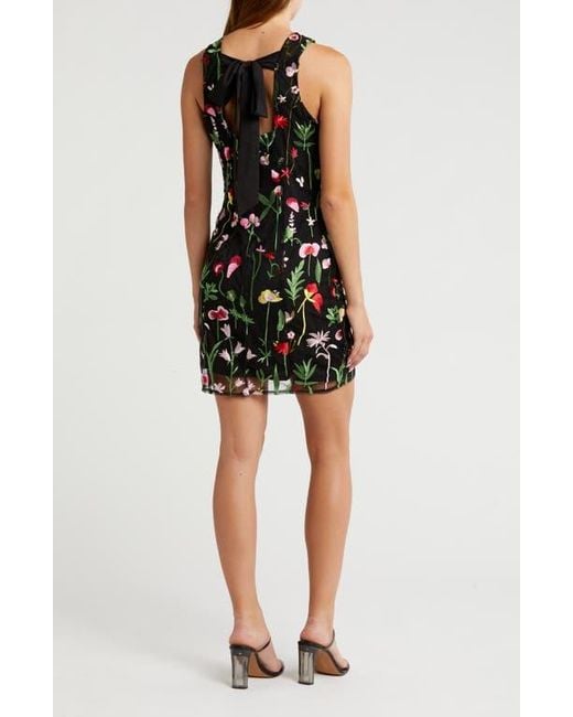 Sam Edelman Fresh Cut Floral Embroidered Sheath Dress in