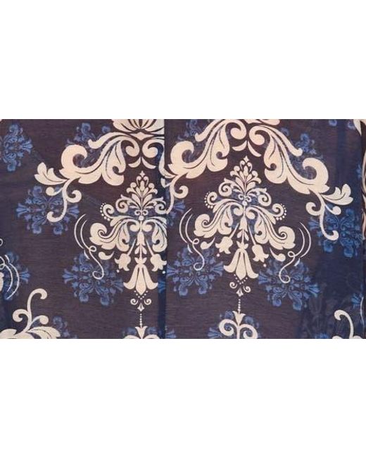 Halogen® Blue Tie Front Top