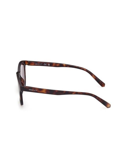 Gant Brown Oval Sunglasses for men