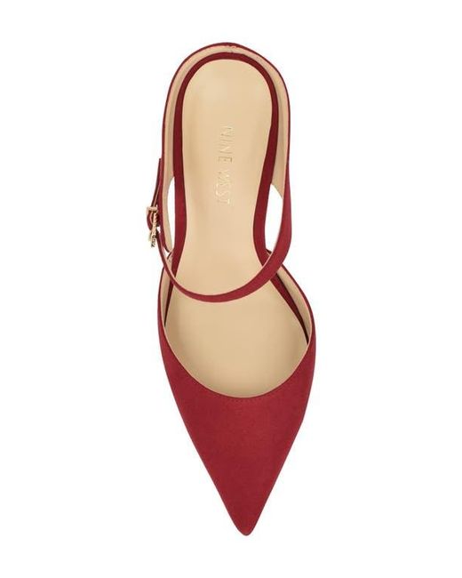 Nine West Red Dakka Pointed Toe Pump