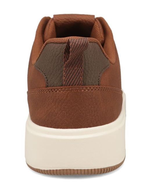 Dockers Brown Overtime Laser Sneaker for men