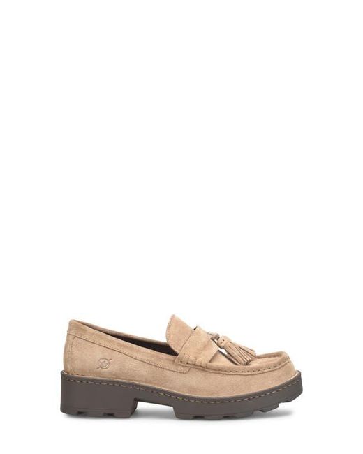 Børn Natural Capri Tassel Platform Loafer