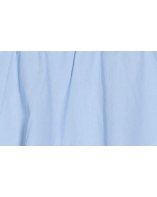 Current/Elliott Blue Solid A-Line Skort