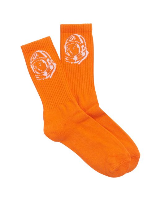 BBCICECREAM Orange Microgravity Crew Socks for men