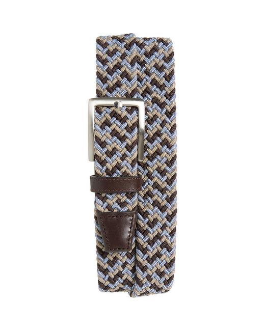 Johnston & Murphy Multicolor Multi Stretch Braided Belt for men