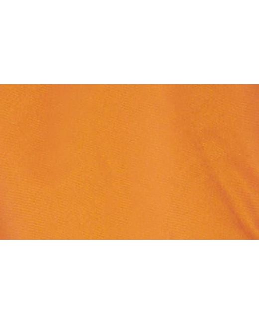 Levi's Orange Nylon Satin Bomber Jacket for men