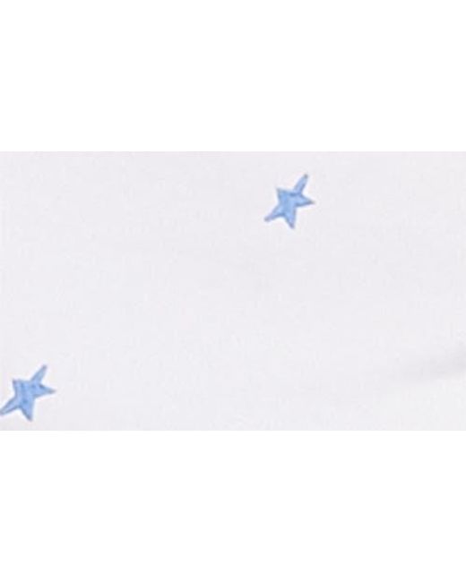 Wishlist Gray Star Embroidered Boxy Knit T-Shirt