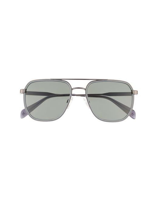 Rag & Bone Gray 54Mm Pilot Sunglasses for men