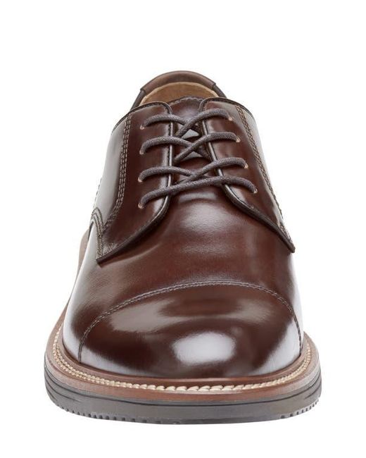 Johnston & Murphy Brown Upton Cap Toe Derby for men