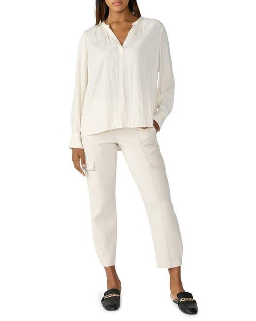 Sanctuary White Lizzie Sateen Tunic Top