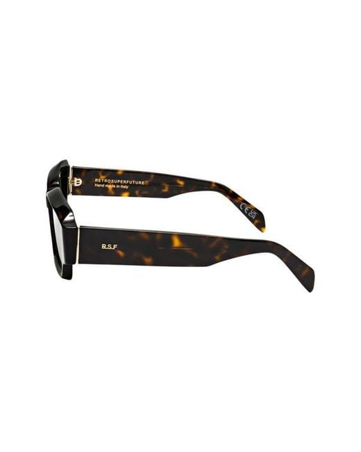 Retrosuperfuture Brown 54Mm Square Sunglasses