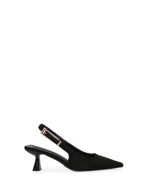 BERNESS Black Cassandra Kitten Heel Pump